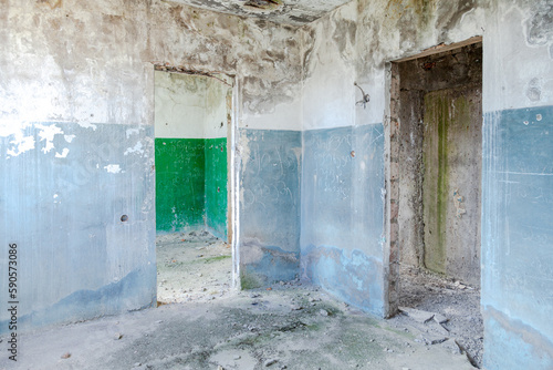 old abandoned house, Georgia, Nikozi, South Ossetia