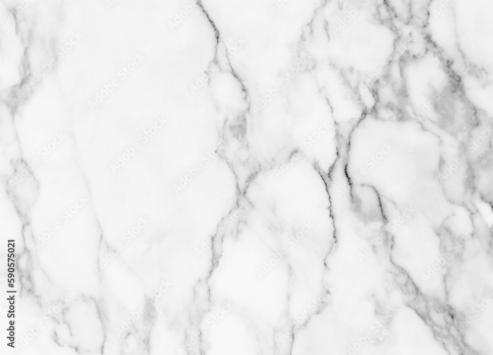 White marble texture with natural pattern for background or desi