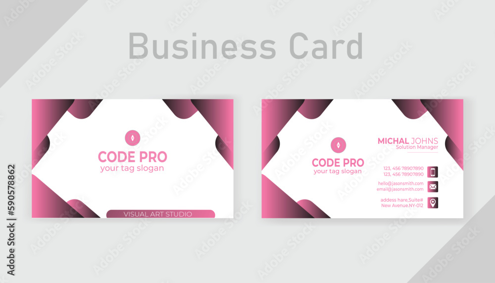 Elegant business card,