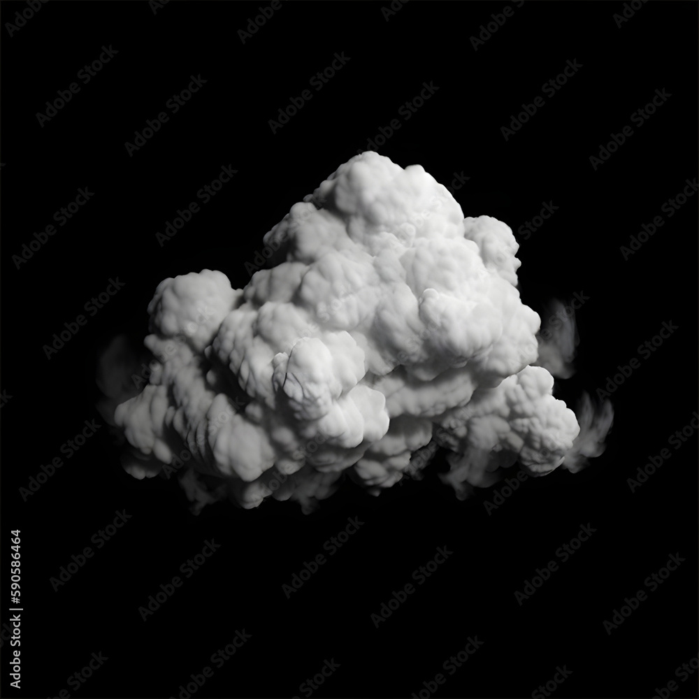 Cloud Alphas on Black Background generated with AI Cloud Alphas on Black Background generated with AI