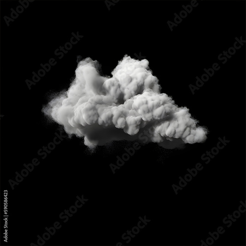 Cloud Alphas on Black Background generated with AI © Wayne
