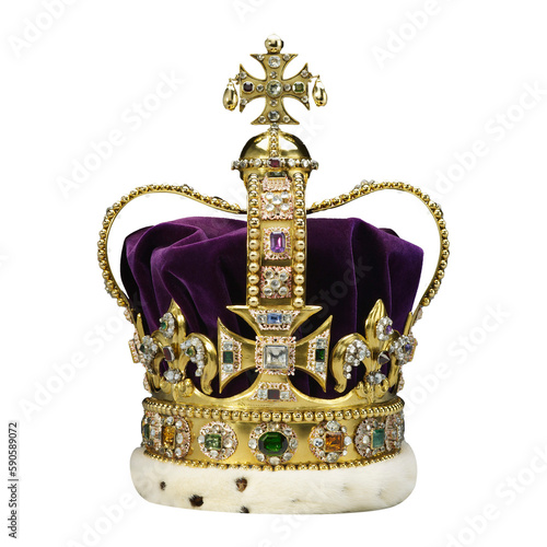 crowning png, King Charles III crowning png, The Coronation of King Charles III png, png Crown Jewels of the United Kingdom. Ceremony of crowning the king Charles III. png