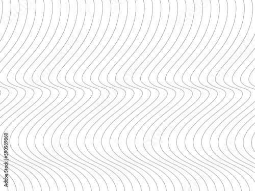Black curvy lines pattern, abstract trendy background