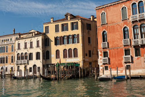 VENICE, ITALY - FEBRAURY 14, 2020: buildings on Grand Canal. © Iva