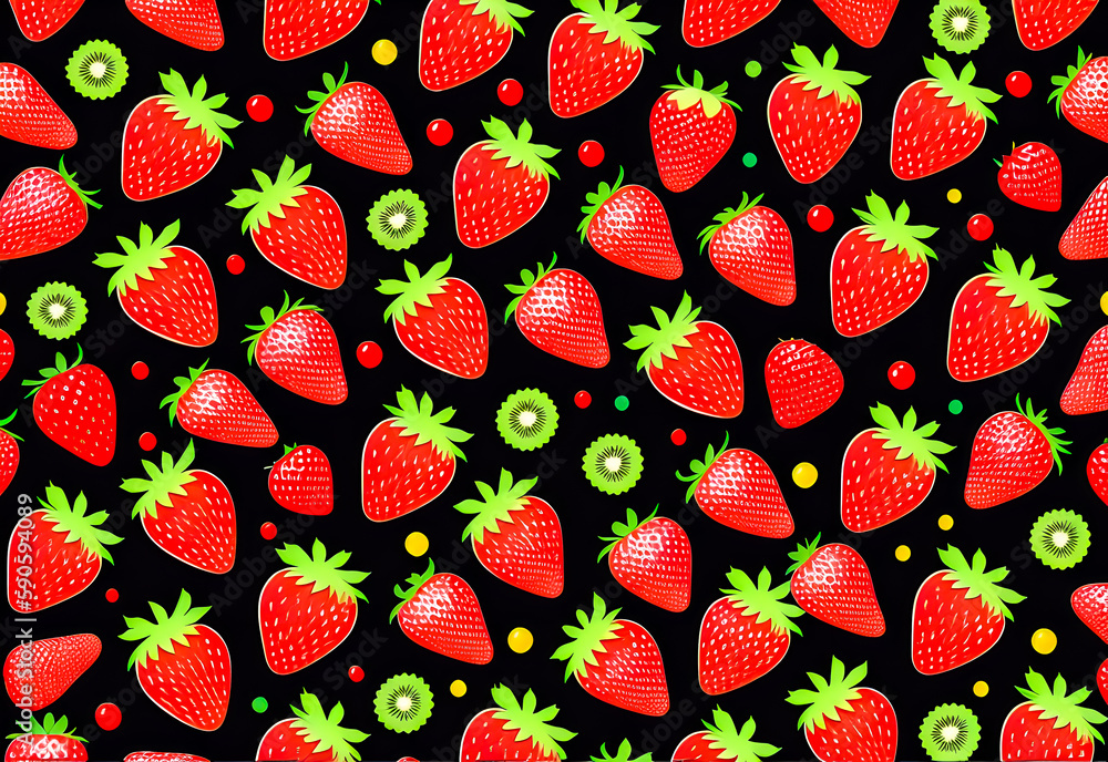 Vector illustration of a red ripe strawberry. Summer berries. Vitamins. Vector illustration of a red ripe strawberry. Summer berries. Vitamins.