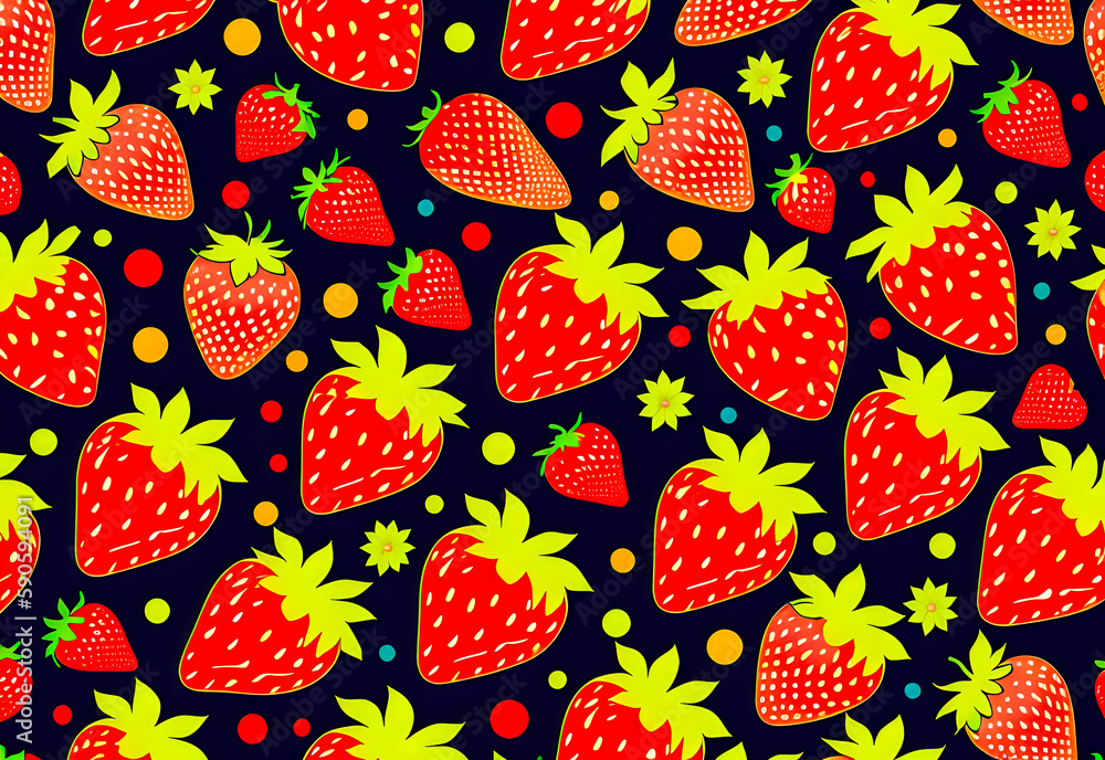 Vector illustration of a red ripe strawberry. Summer berries. Vitamins. Vector illustration of a red ripe strawberry. Summer berries. Vitamins.