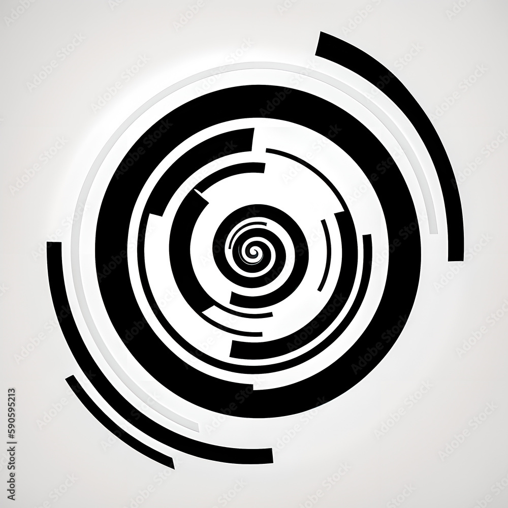 Black abstract swirl frame. Illustration. Design element for interior, sign, symbol, prints, posters, monochrome drawing and abstract background. Circle Black abstract swirl frame. Illustration. Design element for interior, sign, symbol, prints, posters, monochrome drawing and abstract background. Circle