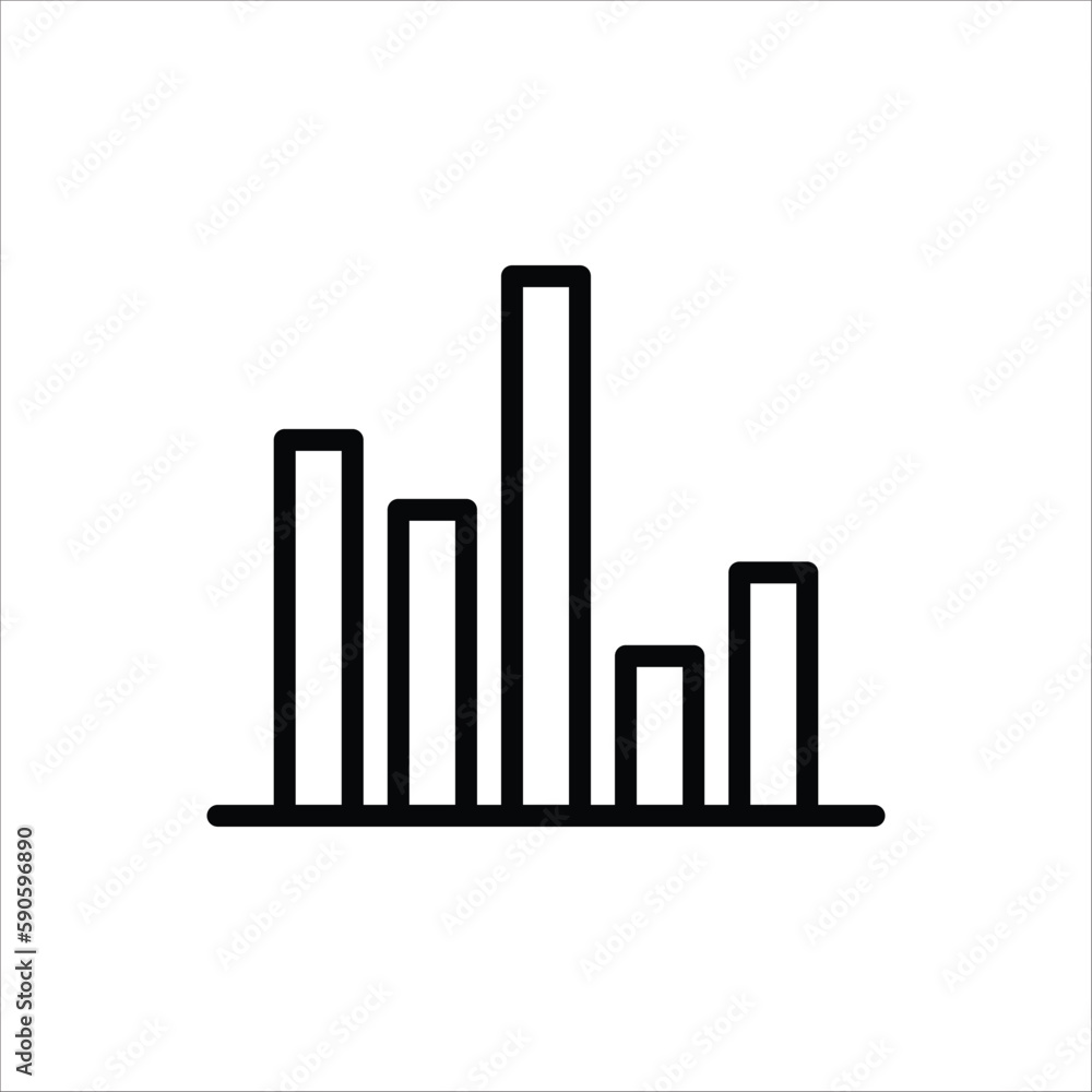 Chart vector icon. Graph flat sign design. Infographic chart symbol pictogram. UX UI icon Chart vector icon. Graph flat sign design. Infographic chart symbol pictogram. UX UI icon