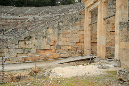 Obraz na płótnie The Ancient Theatre of Epidaurus (Peloponnese, Greece) w salonie