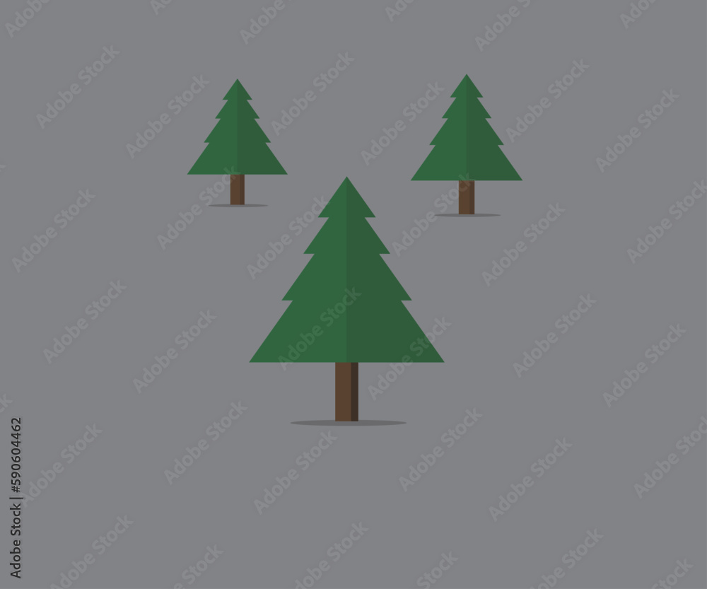 Pine Tree Design By Illustrator Pine Tree Design By Illustrator
