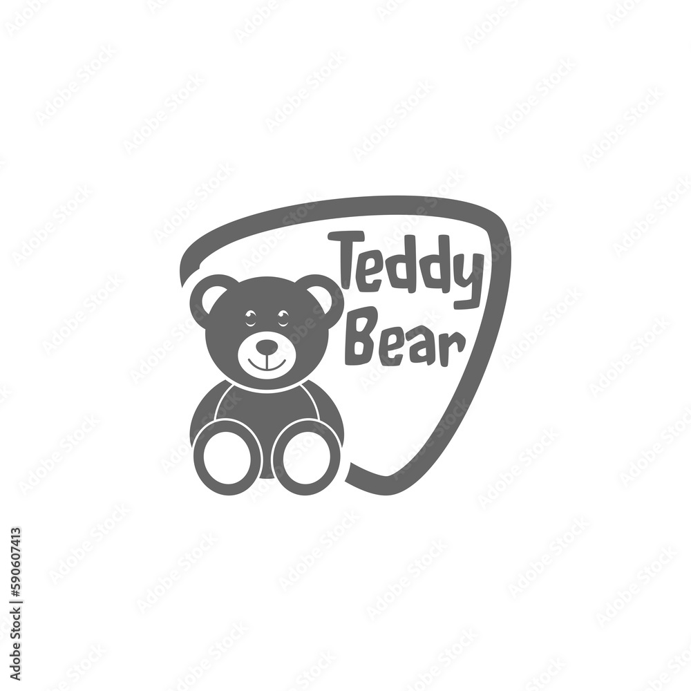 Teddy bear plush toy icon isolated on transparent background Teddy bear plush toy icon isolated on transparent background