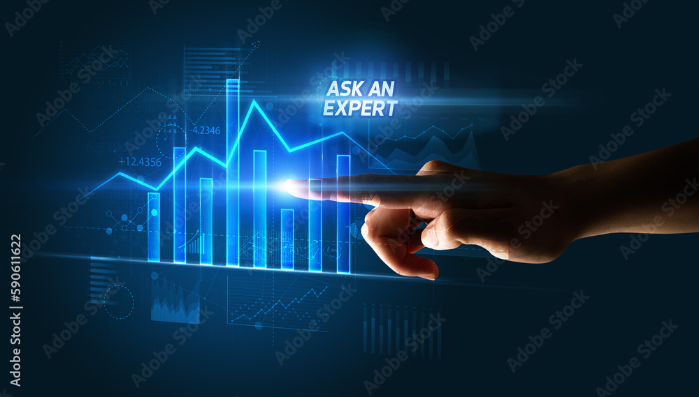 Hand touching business concept concept Hand touching business concept concept