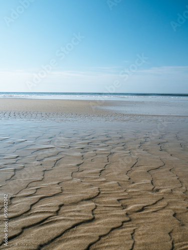 tide coming in  Westerland beach  Sylt