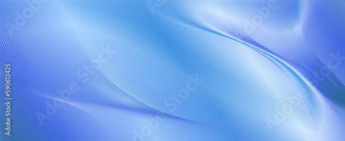 Luxury background design with diagonal abstract line pattern in royal blue colors. Vector horizontal template for business banner, premium invitation, voucher, prestigious gift certificate.
