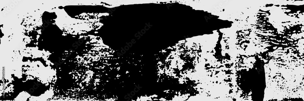 Black and white background Grunge brush strokes. Textured background suitable for banners, stories, social media posts, patterns, etc.