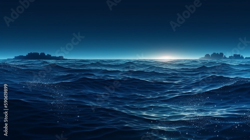 Blue Ocean concept background © bahadirbermekphoto
