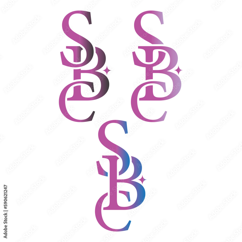 Obraz premium Luxury monogram business Logo design. 