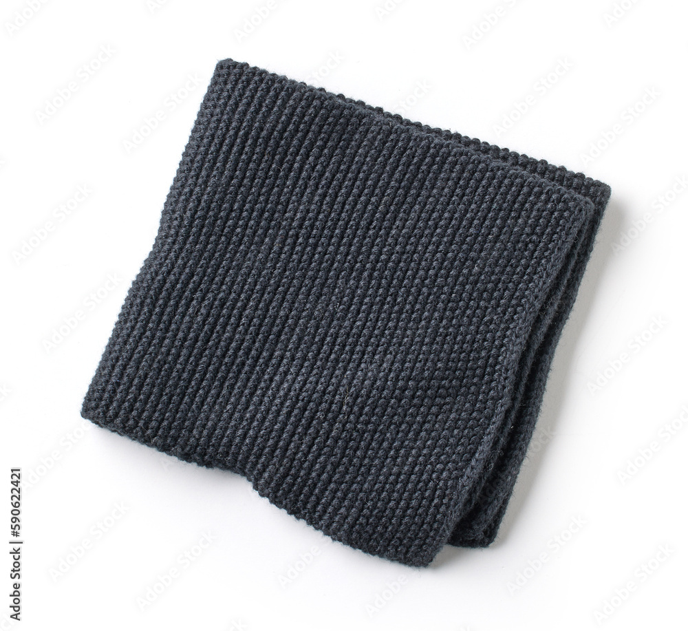 black folded cotton napkin black folded cotton napkin