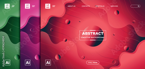 abstract background with splashes