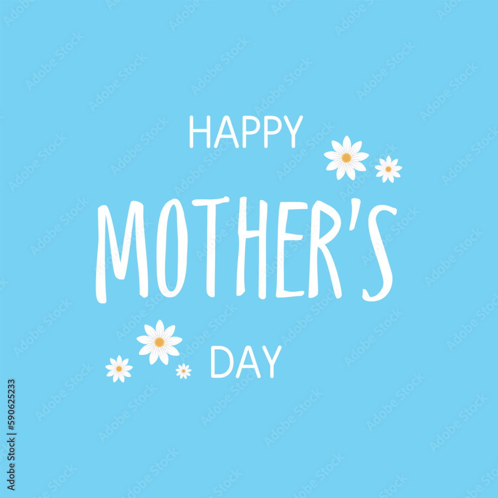 Happy mother's day greeting card design with flowers. Celebration illustration template for banner, flyer, invitation, brochure, poster. Happy mother's day greeting card design with flowers. Celebration illustration template for banner, flyer, invitation, brochure, poster.