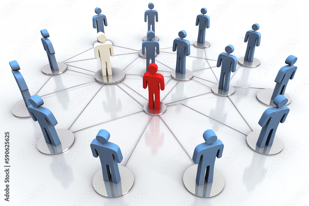 Business network. Social network. Business communication data exchanges customer connection. Generative AI Business network. Social network. Business communication data exchanges customer connection. Generative AI