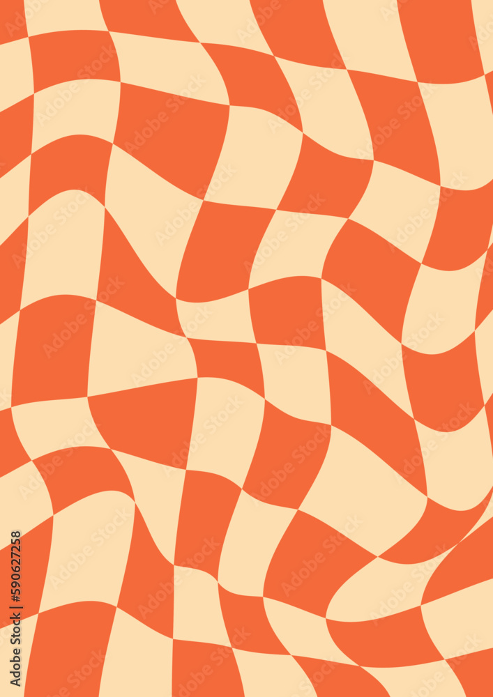 Chessboard retro 60s 70s 90s texture vector abstract geometric square background blue, red and green or yellow Chessboard retro 60s 70s 90s texture vector abstract geometric square background blue, red and green or yellow