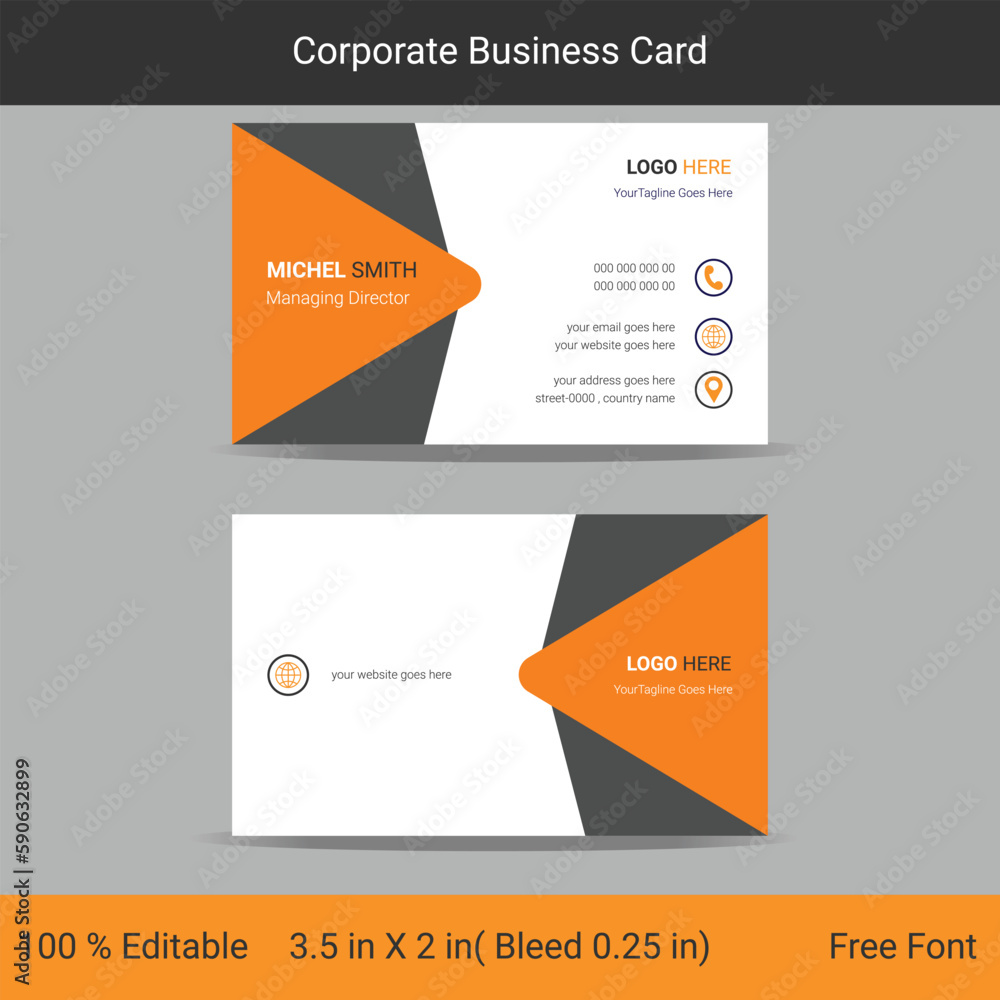 New Corporate Business Card Design