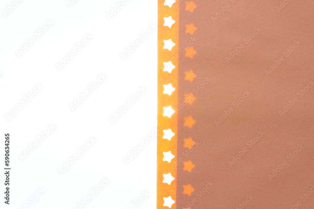 yellow/brown paper with star border edge and blank space for copy yellow/brown paper with star border edge and blank space for copy
