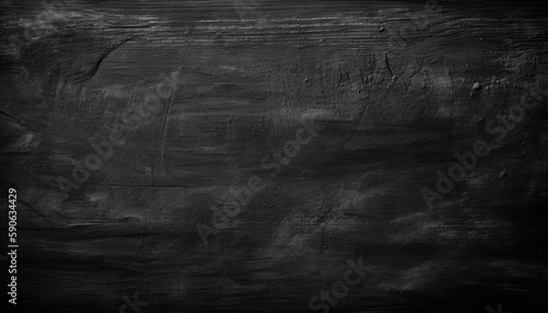 Textured black board background close up background with generative ai