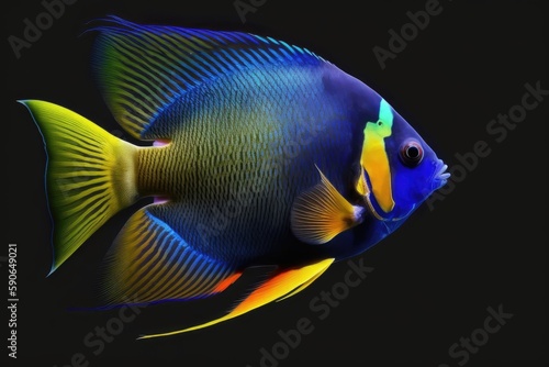 fish that have beautiful colors that are distinct and lively. Generative AI © 2rogan