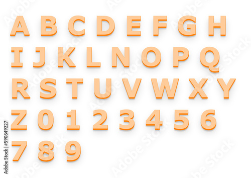 letters 3d alphabet