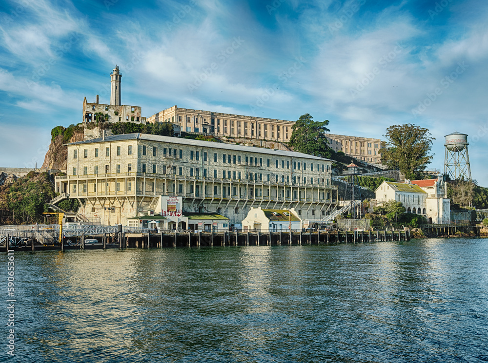 Landing Dock At Alcatraz Island