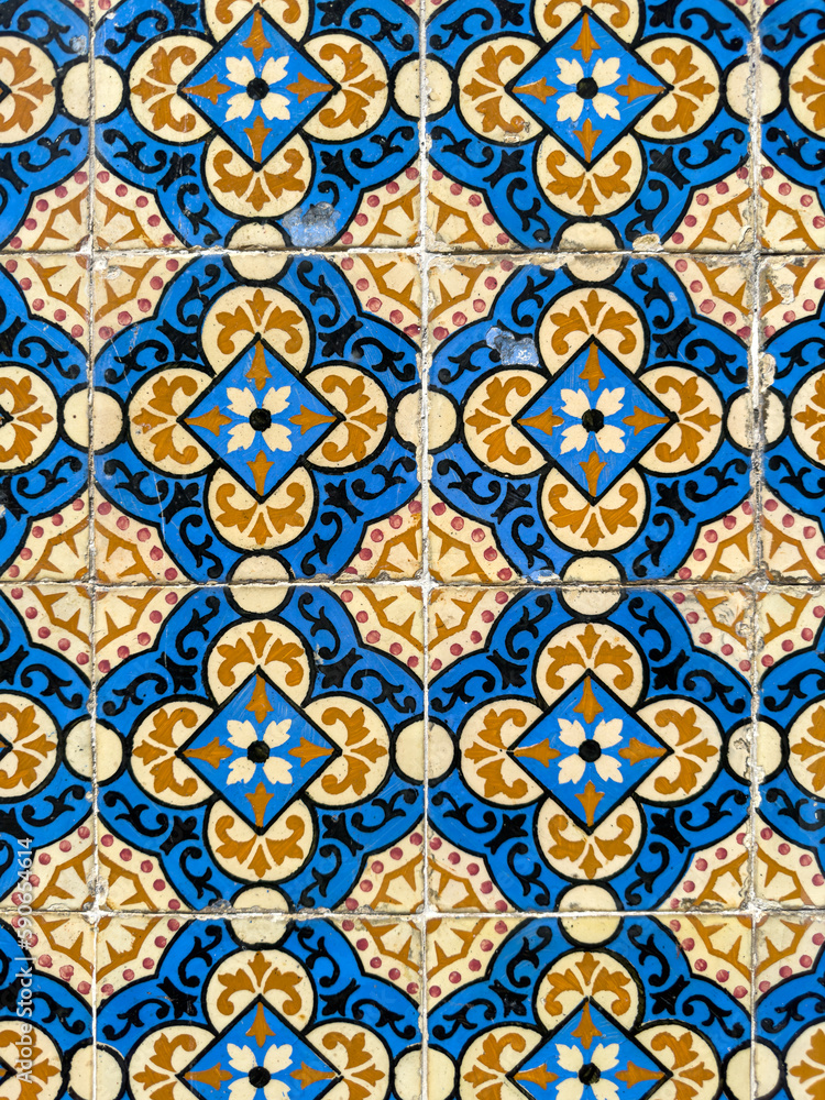 Old Traditional Portuguese azulejos Old Traditional Portuguese azulejos