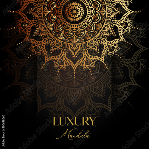 Luxury ornamental mandala background