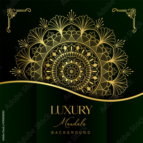 Luxury mandala Decorative background
