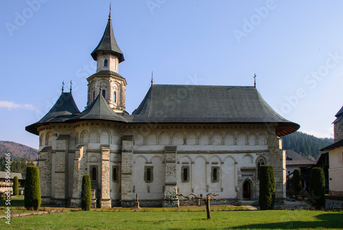 Putna historic Orthodox Monastery in Moldavia region of Romania