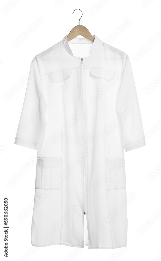 Doctor's gown isolated on white. Medical uniform Doctor's gown isolated on white. Medical uniform