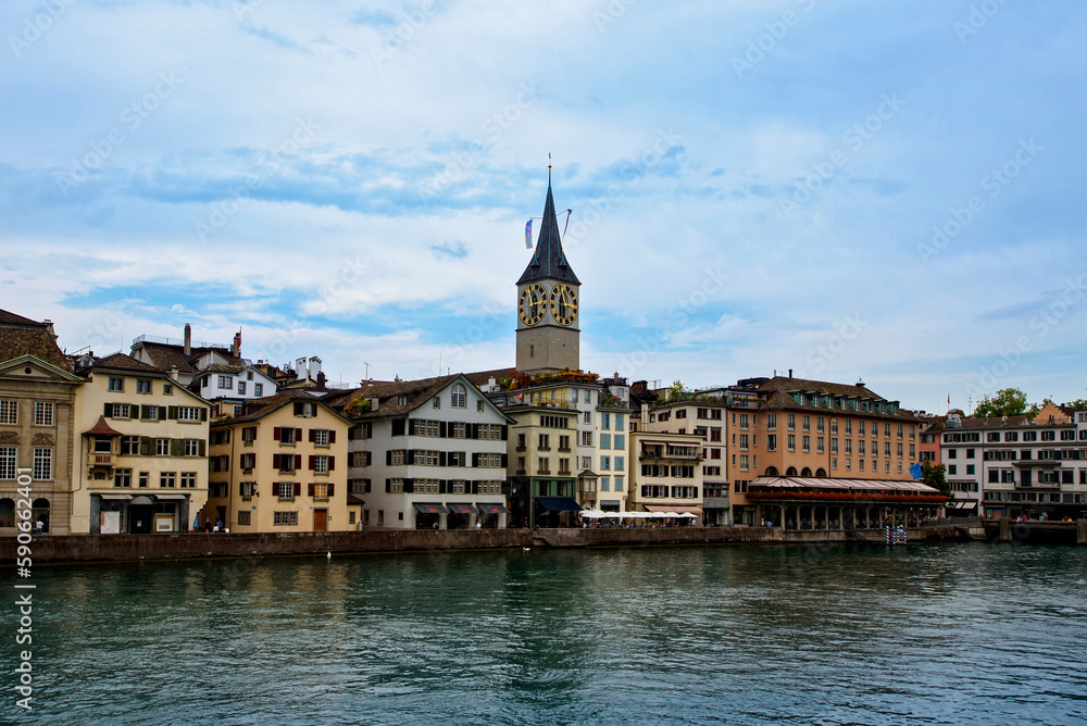 Zurich, Switzerland. View of the historic city