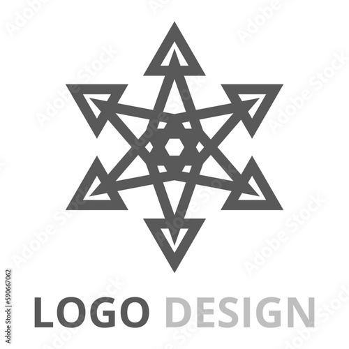Abstract logo design concept for branding
