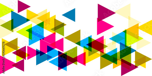 Low poly, Polygonal technological elements on a transparent background, Polygonal network system connect lines and colorful triangle background template.