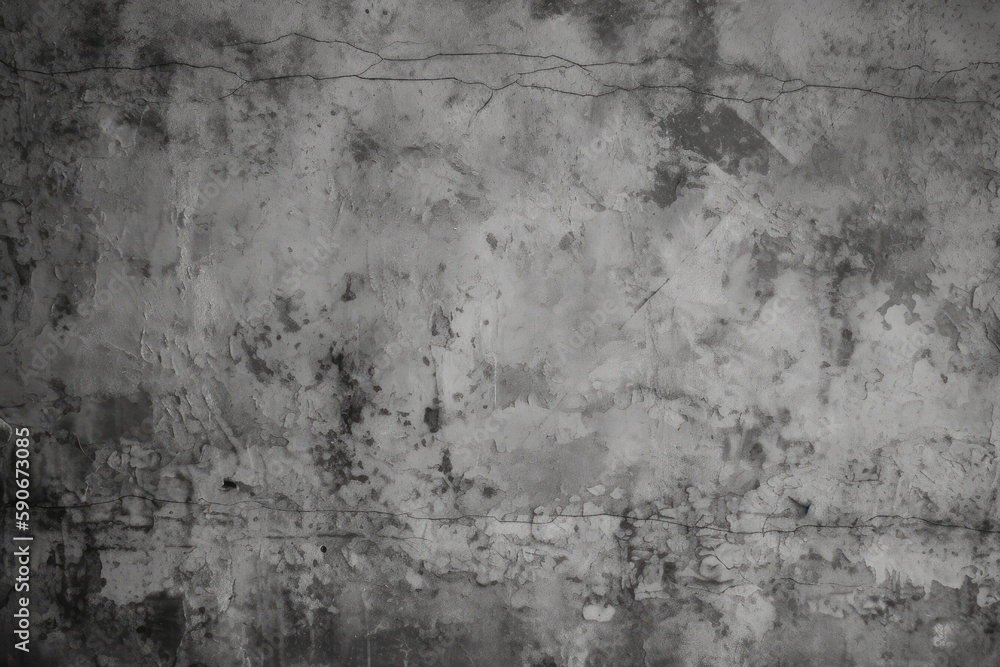 Fototapeta premium monochromatic concrete wall texture background. Generative AI