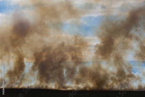 Doogort East Bog Fire Achill Island photo