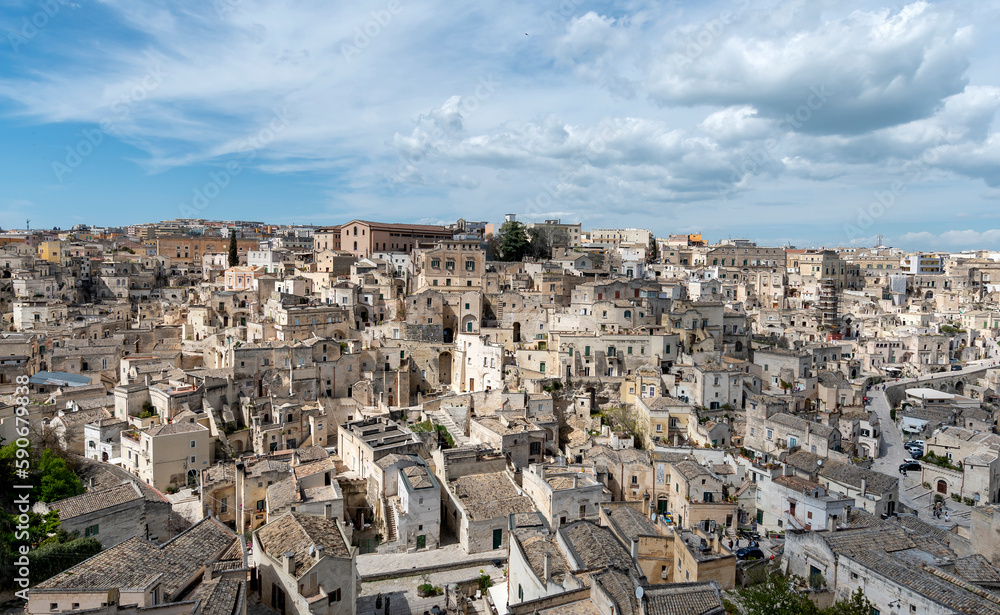 The Sassi of Matera, a Unesco World Heritage Site.