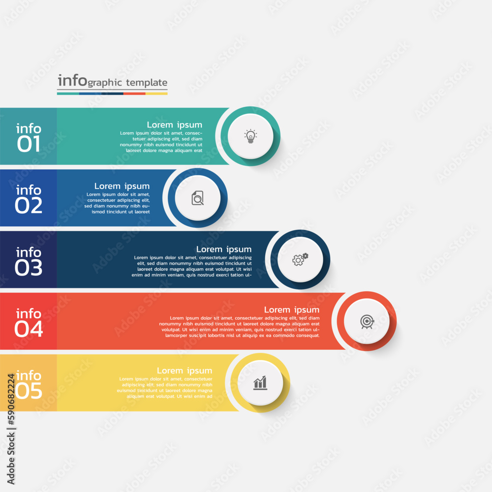 Modern business infographic template design Modern business infographic template design