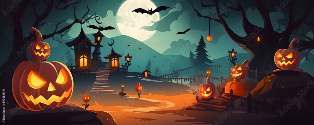 Halloween banner