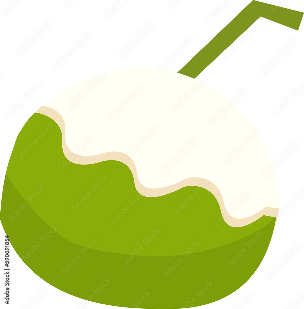 Fresh Coconut illustration Fresh Coconut illustration
