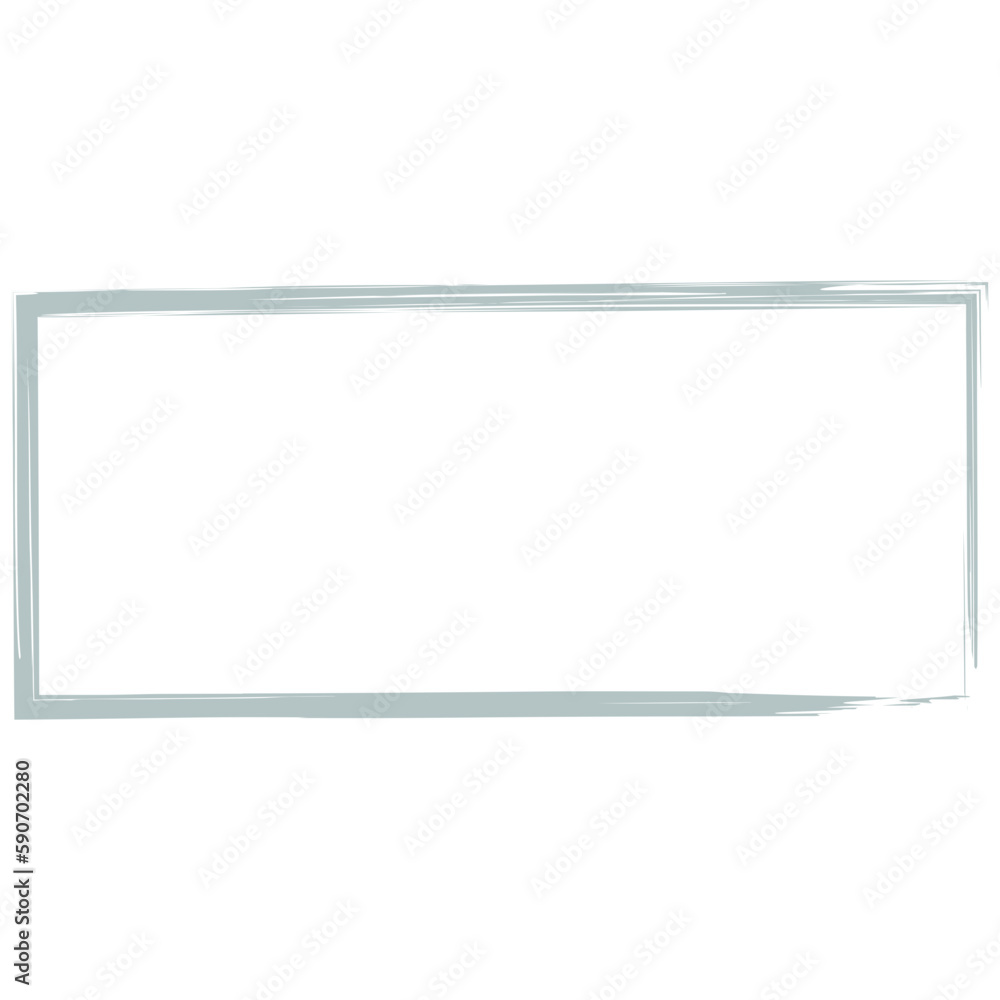 Obraz premium Rectangle Brush Stroke Frame