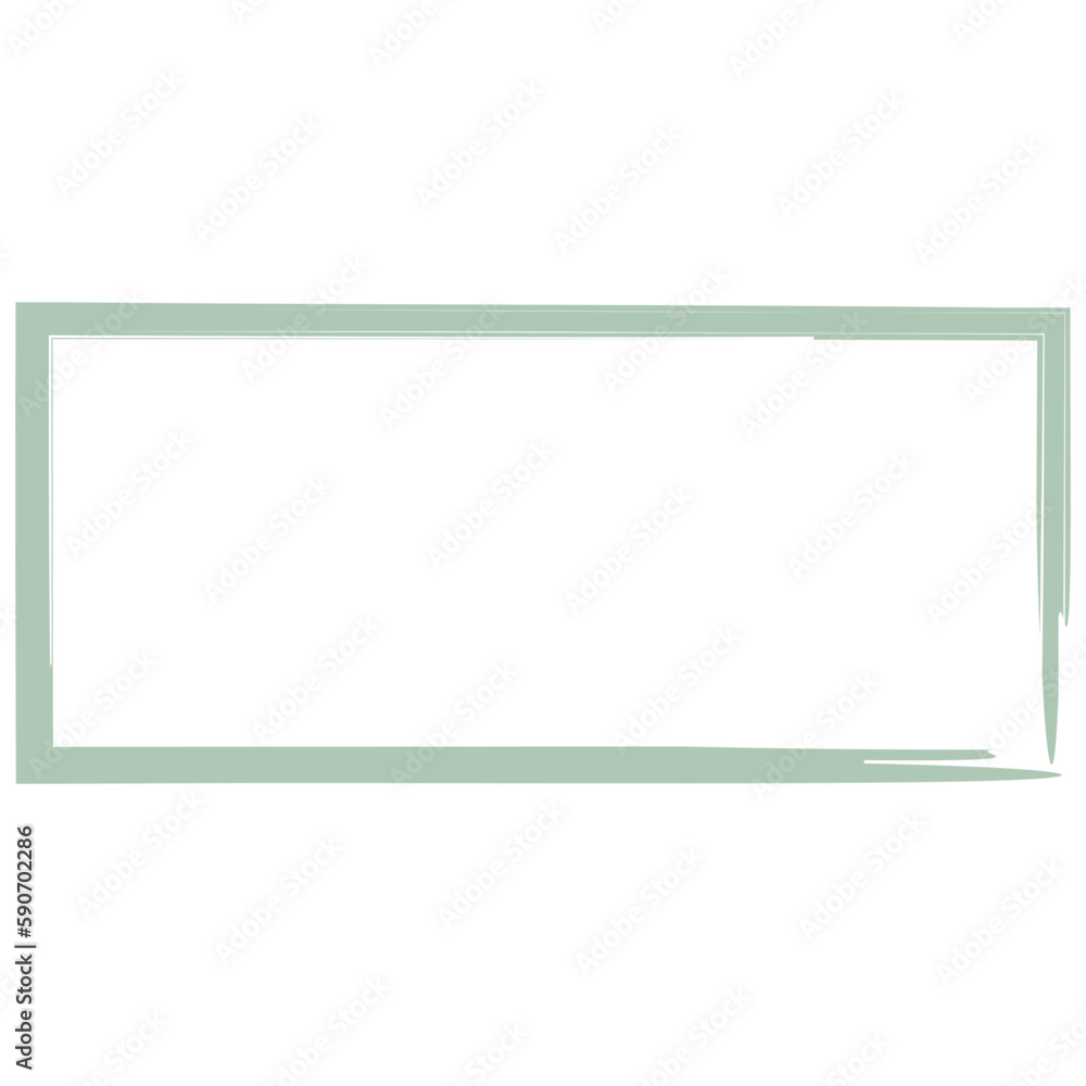 Rectangle Brush Stroke Frame Rectangle Brush Stroke Frame