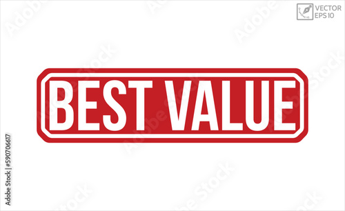 Best value Red Rubber Stamp vector design.