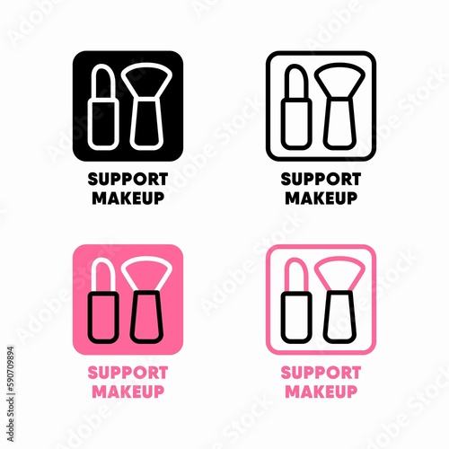 Support makeup vector information sign